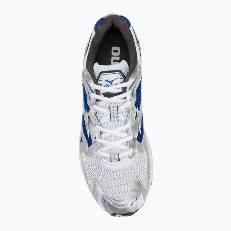 Scarpe da uomo Mizuno Wave Rider 10 bianco/argento/surf the web 5