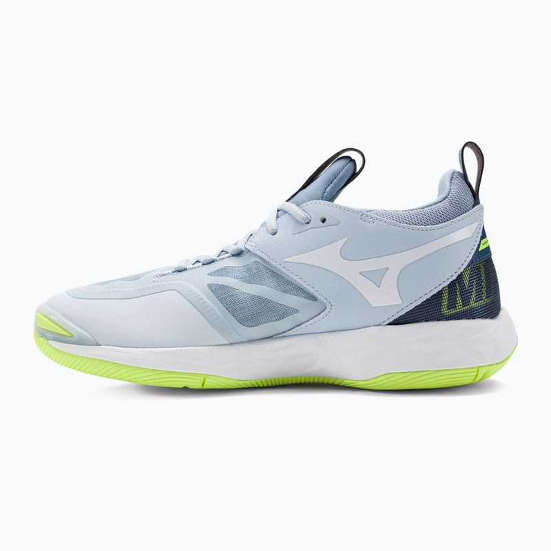 Scarpe da pallavolo donna Mizuno Wave Momentum 2 erica/bianco/neo lime 10