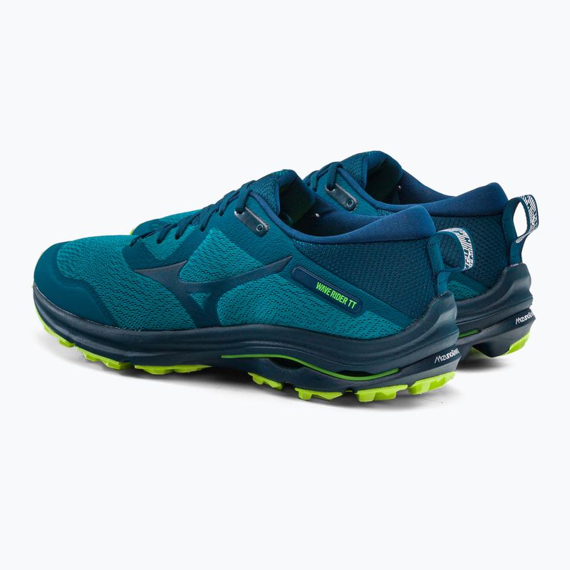 Scarpe da corsa da uomo Mizuno Wave Rider TT blu J1GC213284 3