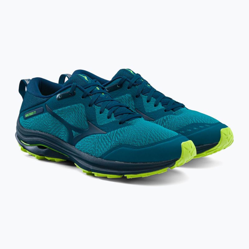 Scarpe da corsa da uomo Mizuno Wave Rider TT blu J1GC213284 5