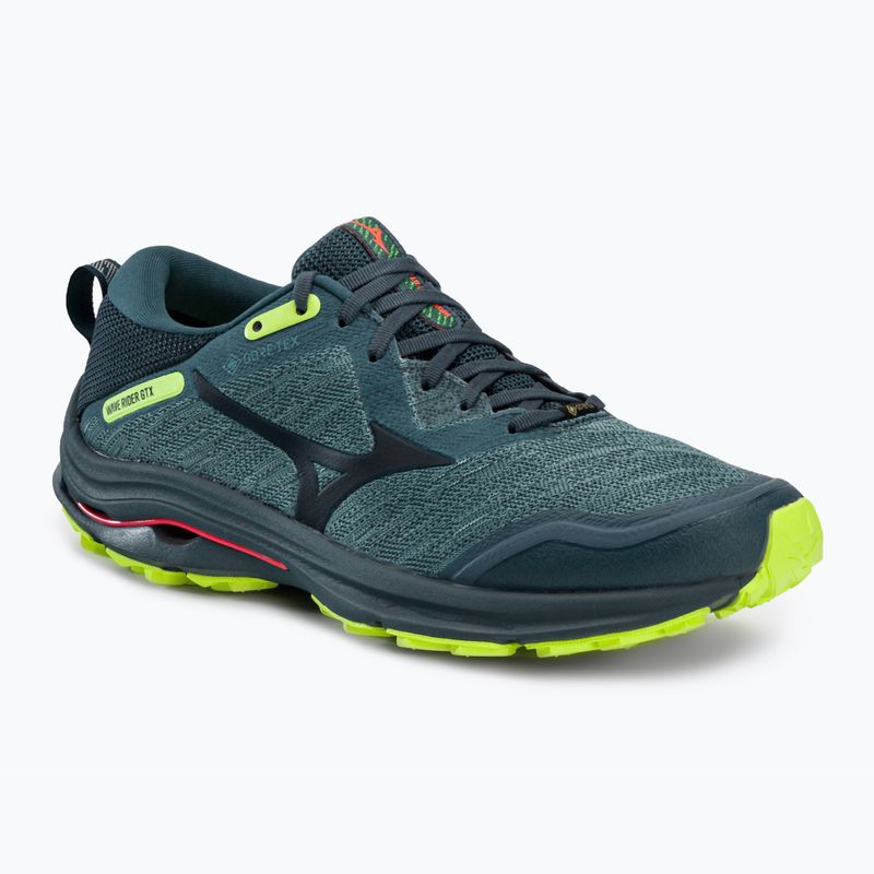 Scarpe da corsa da uomo Mizuno Wave Rider GTX blu J1GC217924