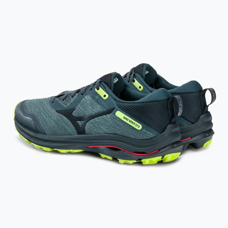 Scarpe da corsa da uomo Mizuno Wave Rider GTX blu J1GC217924 3