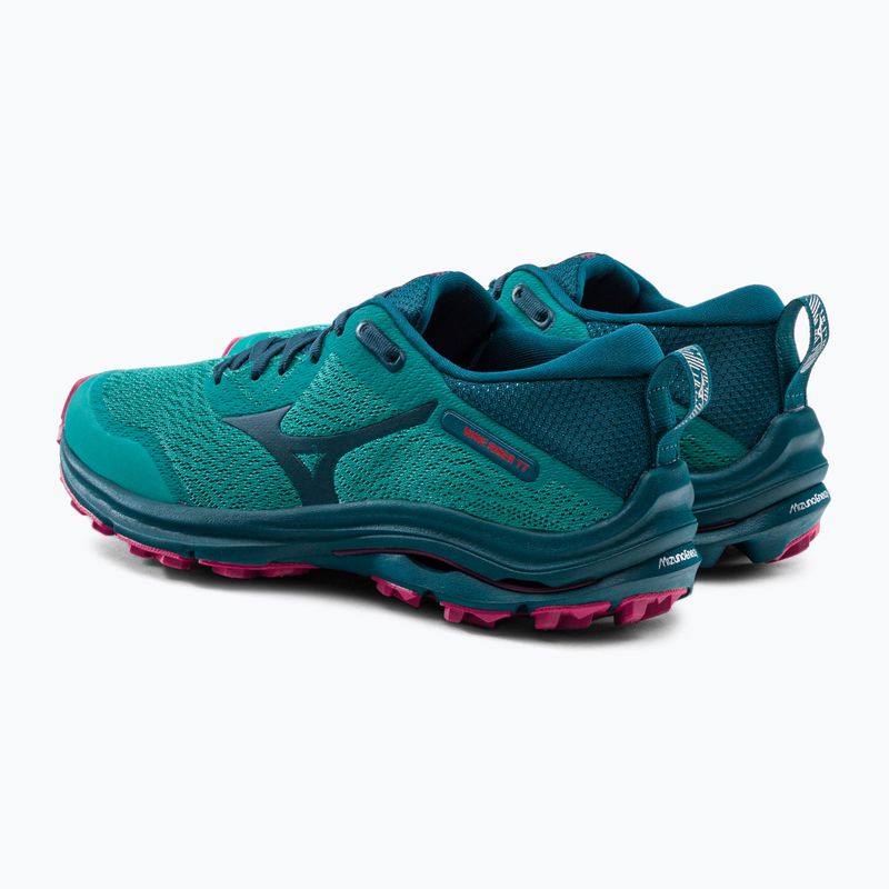 Scarpe da corsa da donna Mizuno Wave Rider TT verde J1GD213229 3