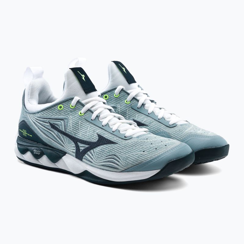 Scarpe da pallavolo da uomo Mizuno Wave Luminous 2 blu V1GA212038 5