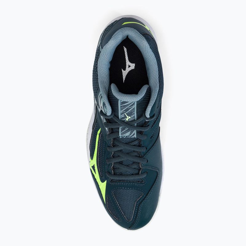 Scarpe da pallavolo uomo Mizuno Thunder Blade 3 Mid blu V1GA217538 6