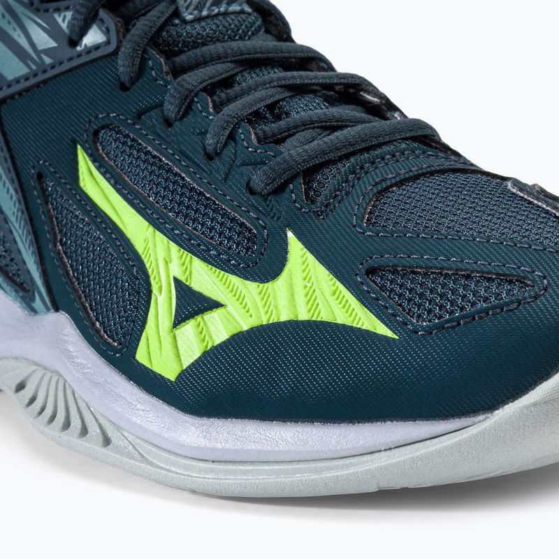 Scarpe da pallavolo uomo Mizuno Thunder Blade 3 Mid blu V1GA217538 7