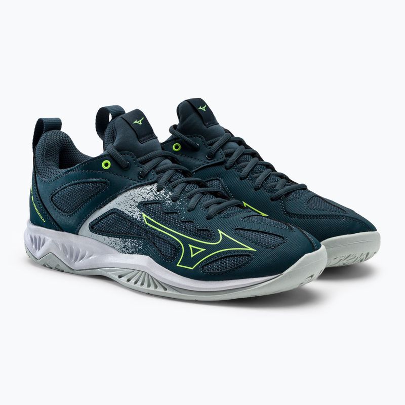 Scarpe da pallamano da uomo Mizuno Ghost Shadow verde X1GA218038 5