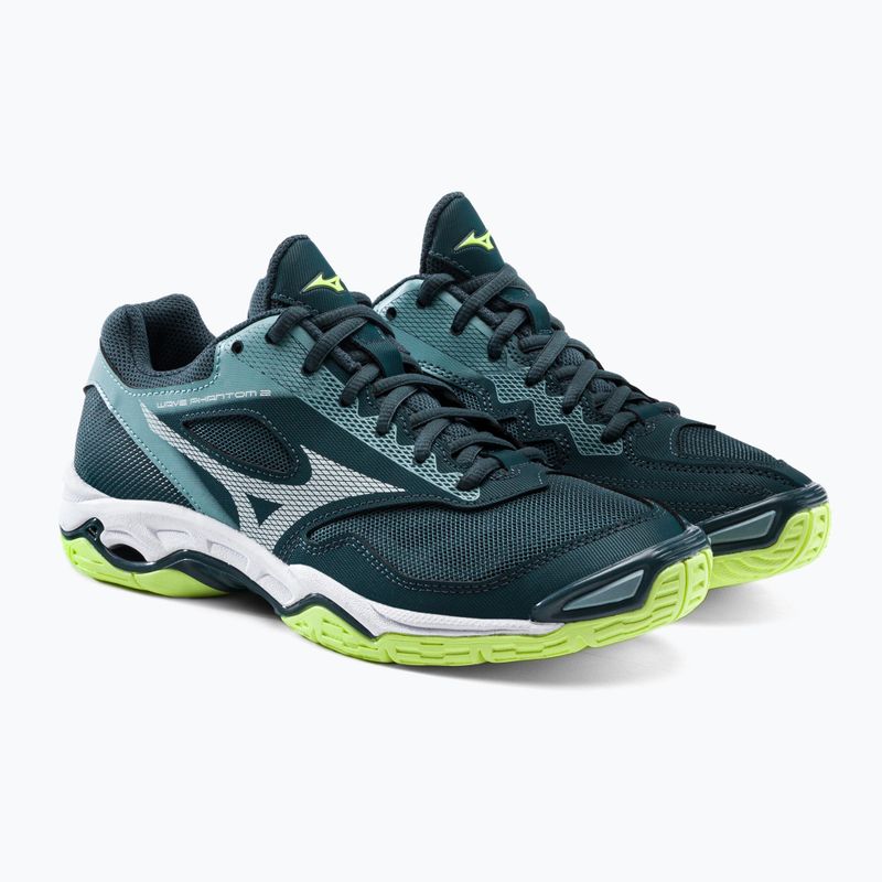 Scarpe da pallamano da uomo Mizuno Wave Phantom 2 blu X1GA206038 5