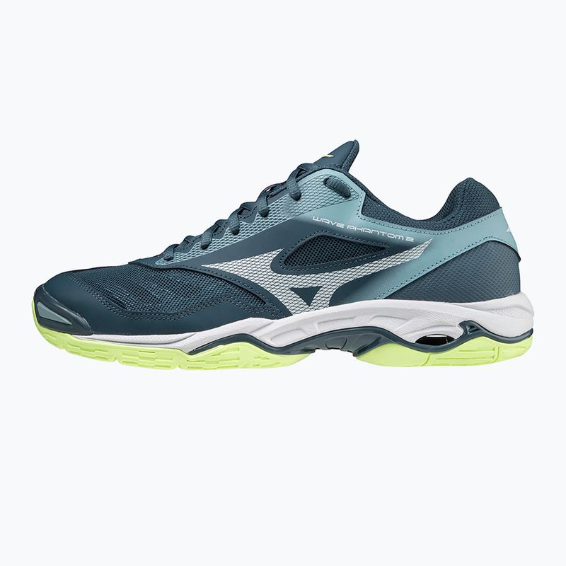 Scarpe da pallamano da uomo Mizuno Wave Phantom 2 blu X1GA206038 10