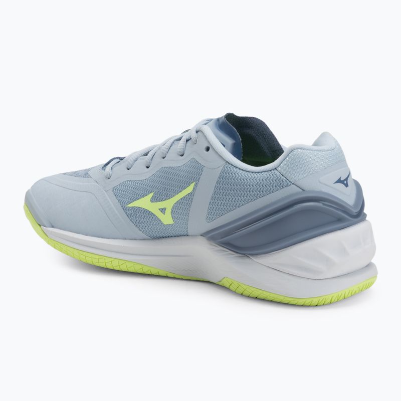 Scarpe da pallamano da donna Mizuno Wave Stealth Neo erica/bianco/neo lime 3
