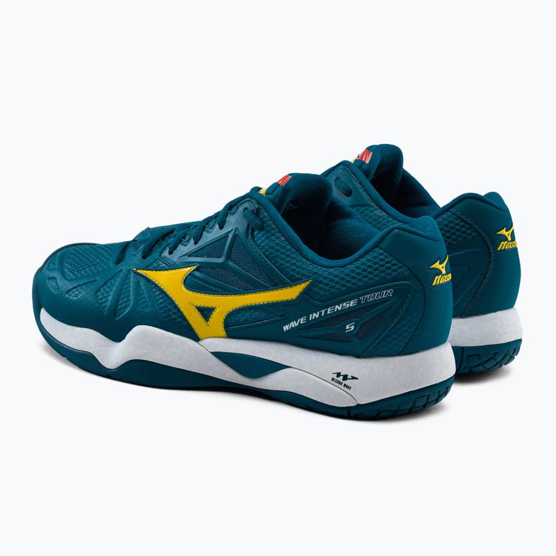 Scarpe da tennis da uomo Mizuno Wave Intense Tour 5 AC blu 61GA190030 3