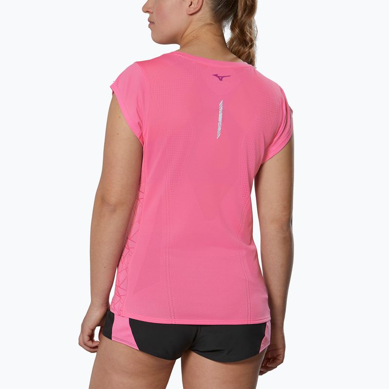 Maglietta da corsa da donna Mizuno Aero Tee wild orchid 2