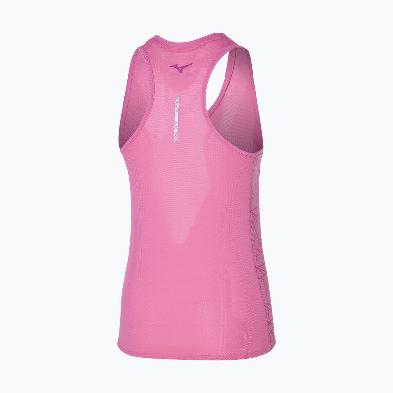 Canotta running donna Mizuno Aero Tank wildorchid 2