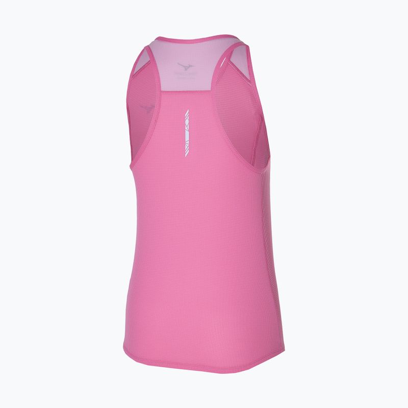Canotta running donna Mizuno DryAeroFlow Tank orchidea selvatica 4