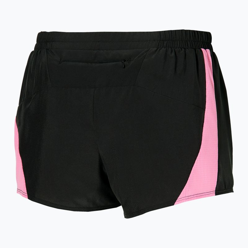 Pantaloncini da corsa Mizuno Aero 2.5 nero/wild orchid 4