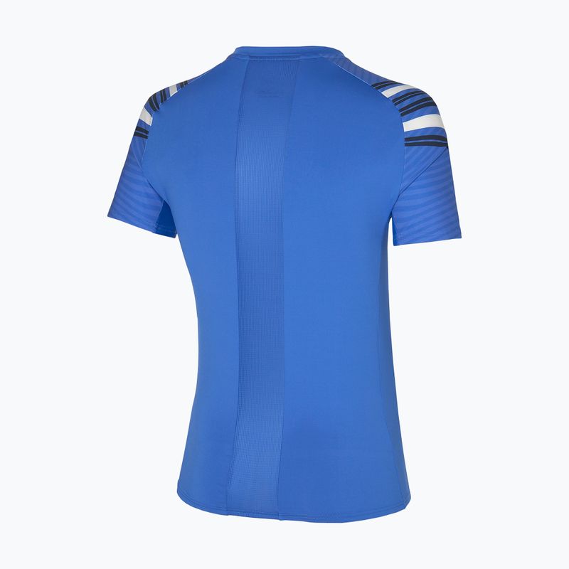 Maglietta da tennis da uomo Mizuno Shadow Tee blu 62GA260028 2