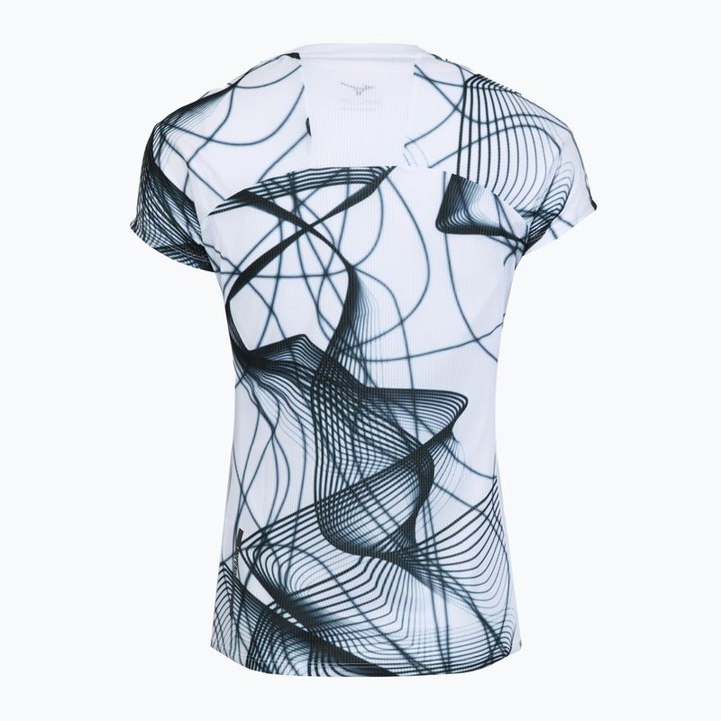 Maglietta da corsa da donna Mizuno bianca 2