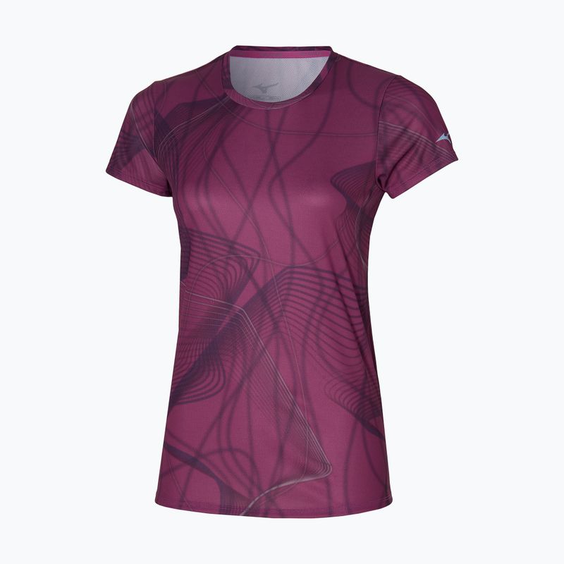 Maglietta da running da donna Mizuno Graphic Tee magenta haze