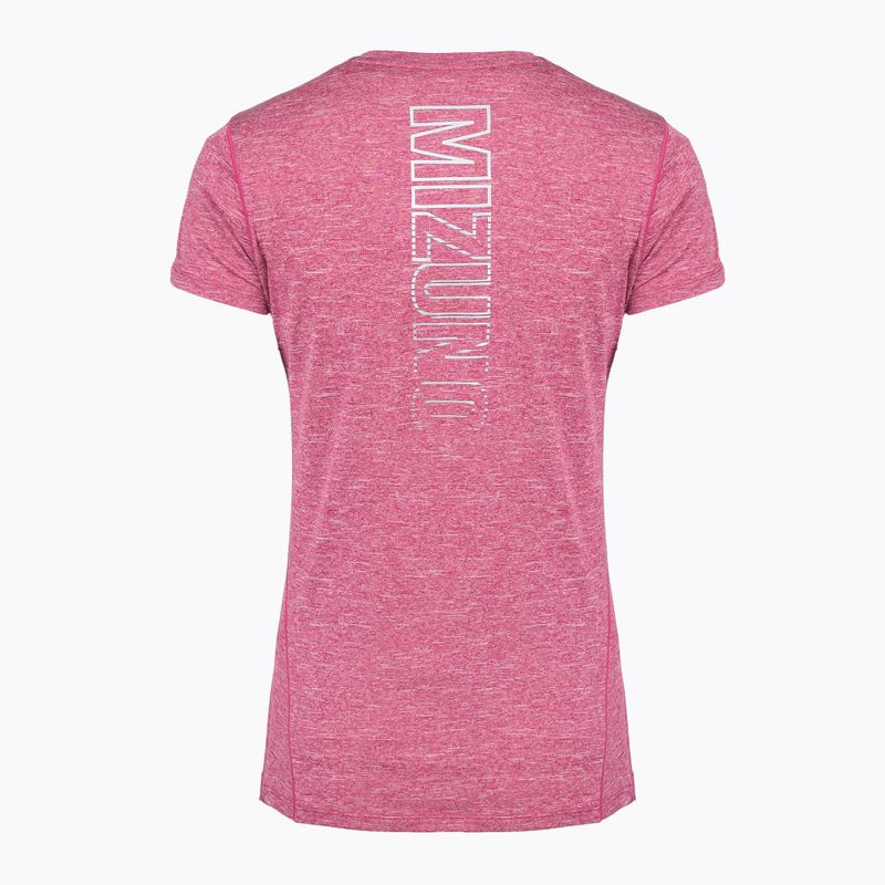 Maglietta da corsa da donna Mizuno Core Graphic Tee magenta haze 2
