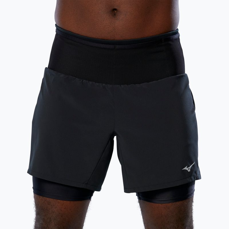 Pantaloncini da corsa da uomo Mizuno Multi Pocket 7,5 nero 3