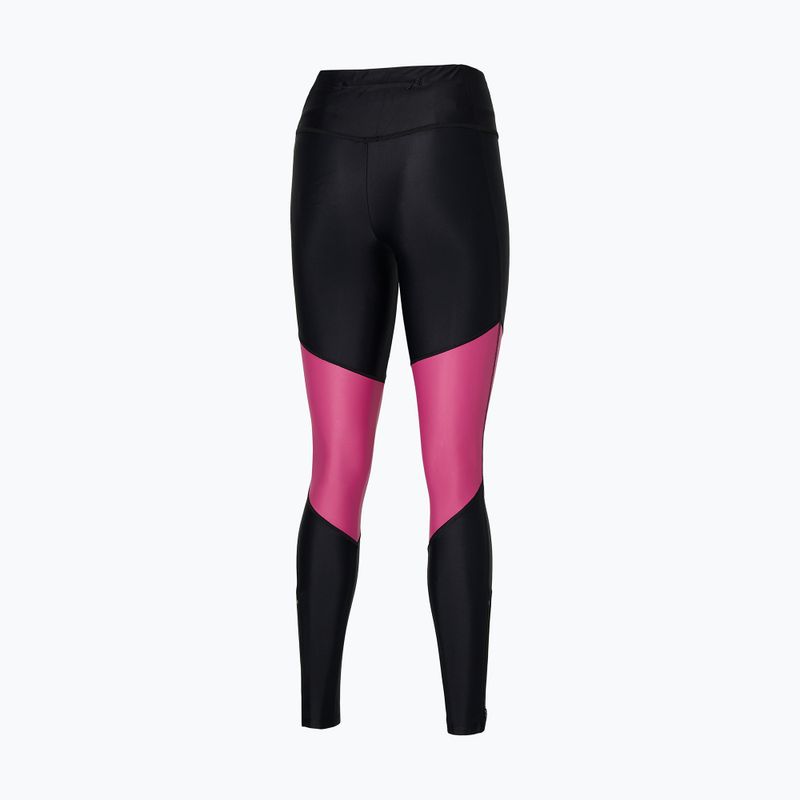 Leggings da corsa da donna Mizuno Core Long nero/magenta haze 2