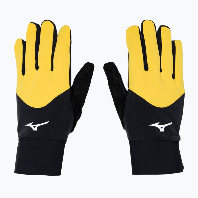 Guanti da corsa Mizuno Warmalite giallo corsa 3