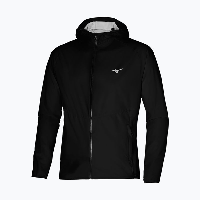 Giacca da corsa da uomo Mizuno Waterproof 20K ER nero
