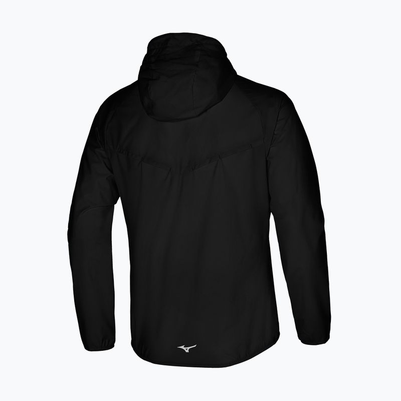 Giacca da corsa da uomo Mizuno Waterproof 20K ER nero 2