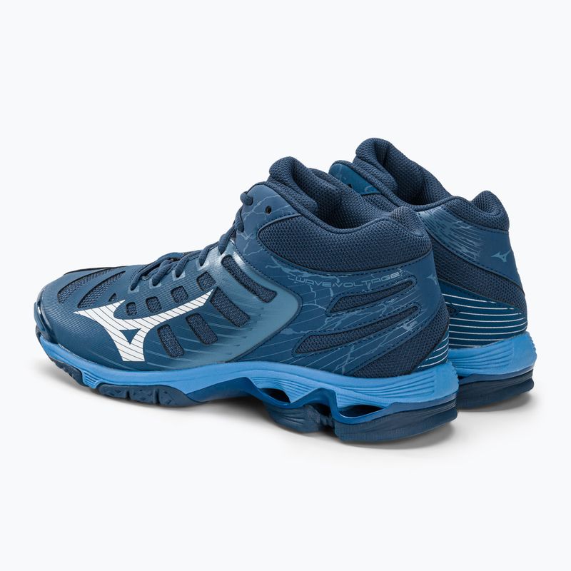 Scarpe da pallavolo uomo Mizuno Wave Voltage Mid blu navy V1GA216521 4