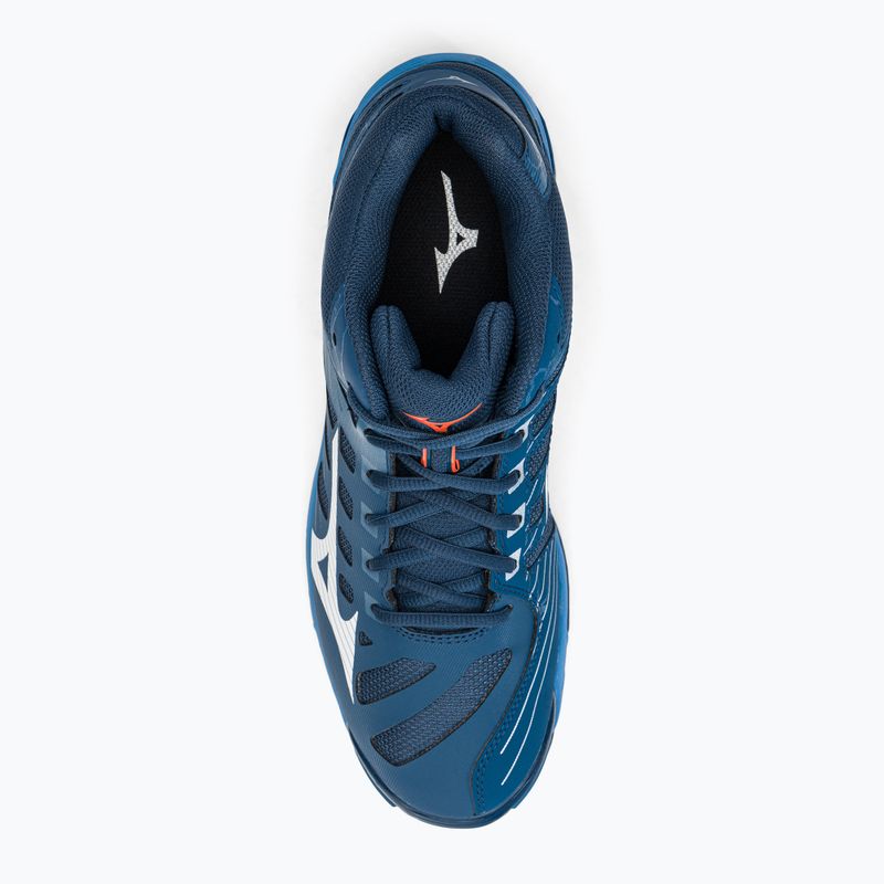 Scarpe da pallavolo uomo Mizuno Wave Voltage Mid blu navy V1GA216521 7