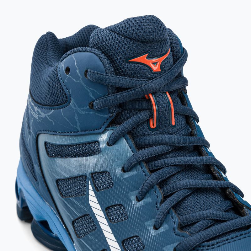 Scarpe da pallavolo uomo Mizuno Wave Voltage Mid blu navy V1GA216521 13