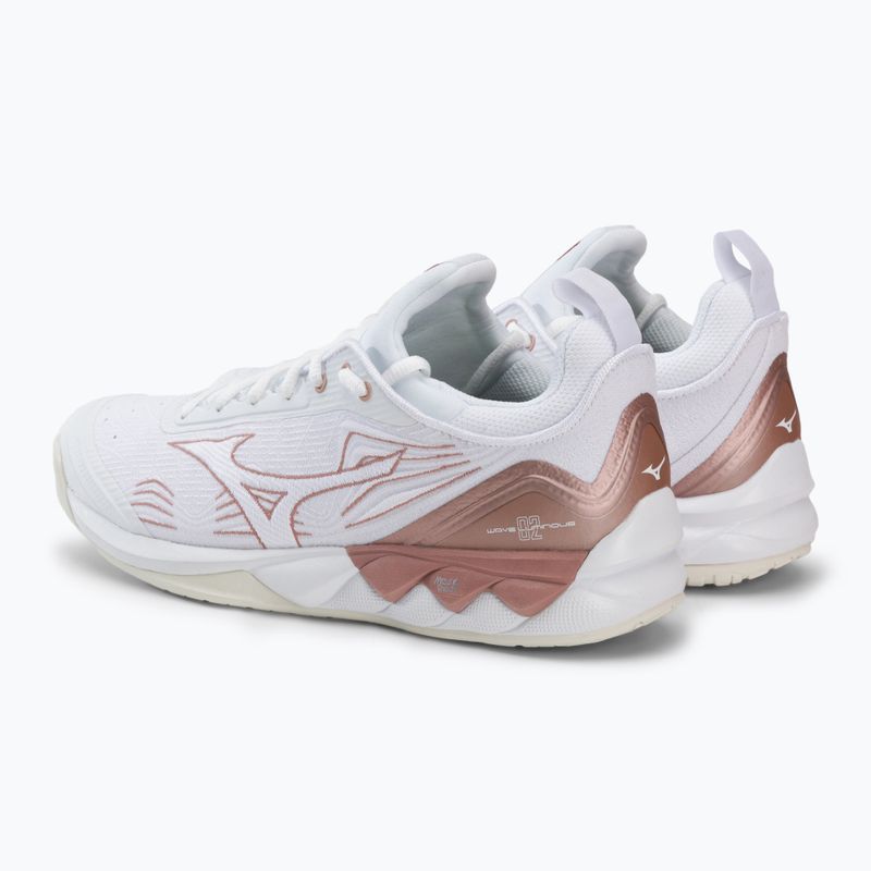 Scarpe da pallavolo donna Mizuno Wave Luminous 2 bianco V1GC212036 3
