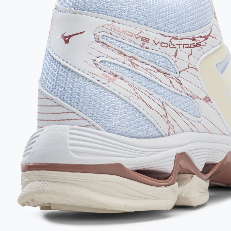 Scarpe da pallavolo donna Mizuno Wave Voltage Mid bianco V1GC216536 9