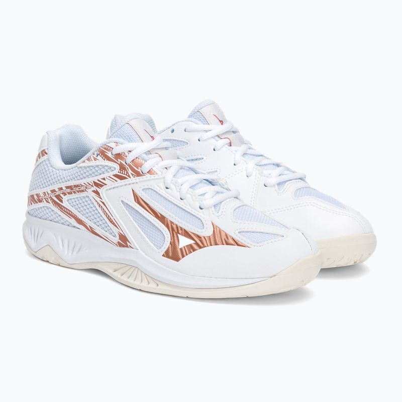 Scarpe da pallavolo donna Mizuno Thunder Blade 3 bianco V1GC217036 4