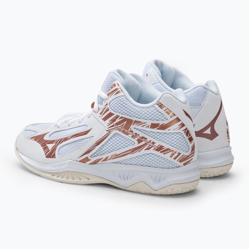 Scarpe da pallavolo donna Mizuno Thunder Blade 3 Mid bianco V1GC217536 3