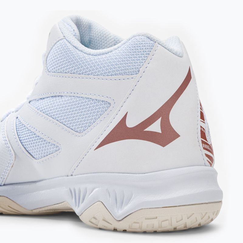 Scarpe da pallavolo donna Mizuno Thunder Blade 3 Mid bianco V1GC217536 11