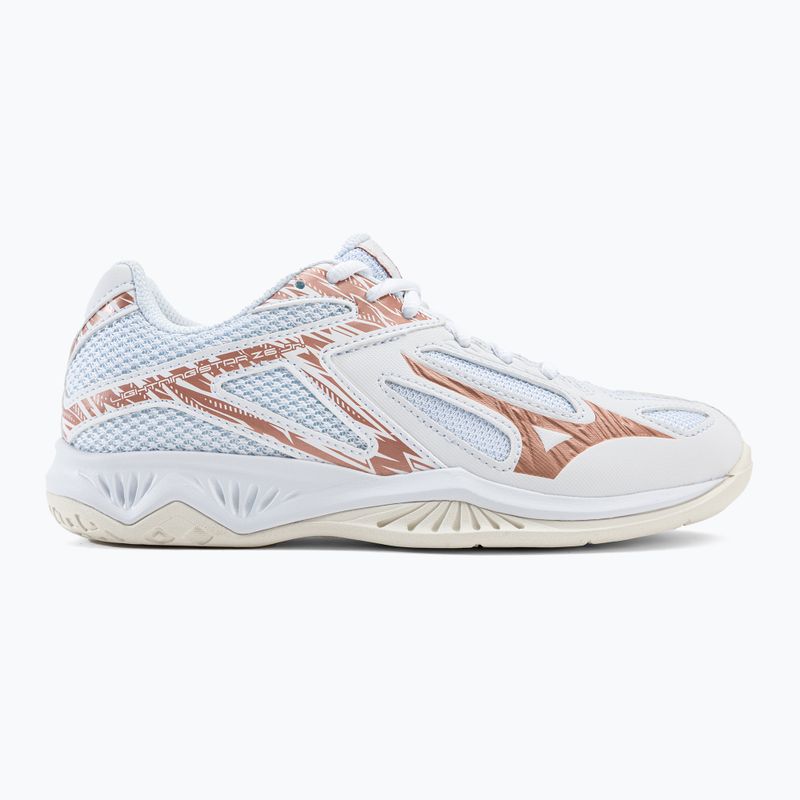 Scarpe da pallavolo Mizuno Lightning Star Z6 bambino bianco V1GD210336 2