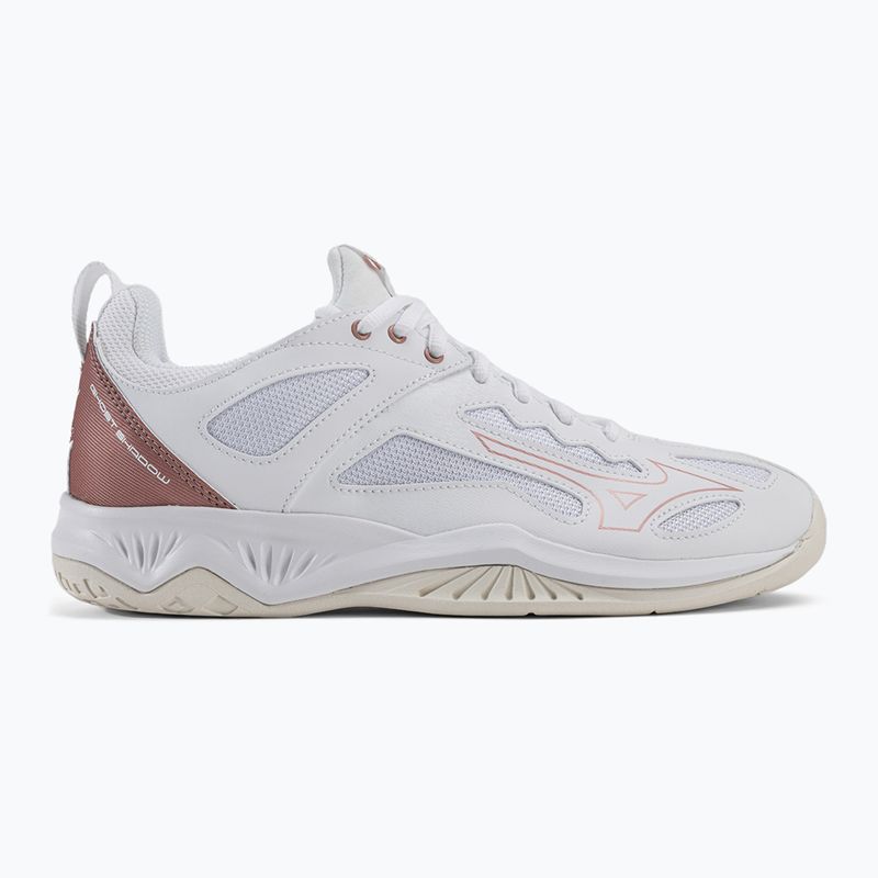 Scarpe da pallamano da donna Mizuno Ghost Shadow bianco 2