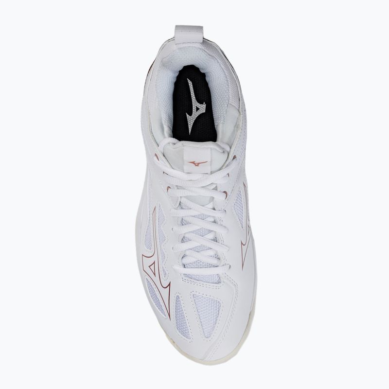 Scarpe da pallamano da donna Mizuno Ghost Shadow bianco 6