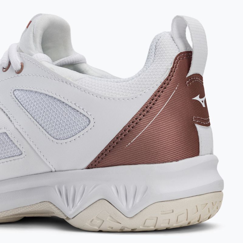 Scarpe da pallamano da donna Mizuno Ghost Shadow bianco 10