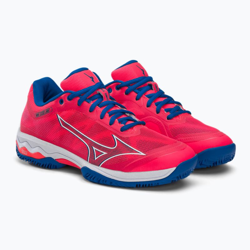 Scarpe da padel donna Mizuno Wave Exceed Light CC Padel rosa 61GB222363 4