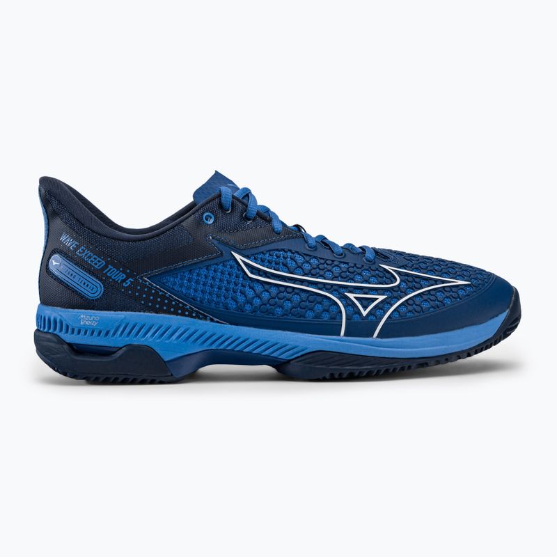 Scarpe da tennis da uomo Mizuno Wave Exceed Tour 5 CC blu navy 61GC227426 2