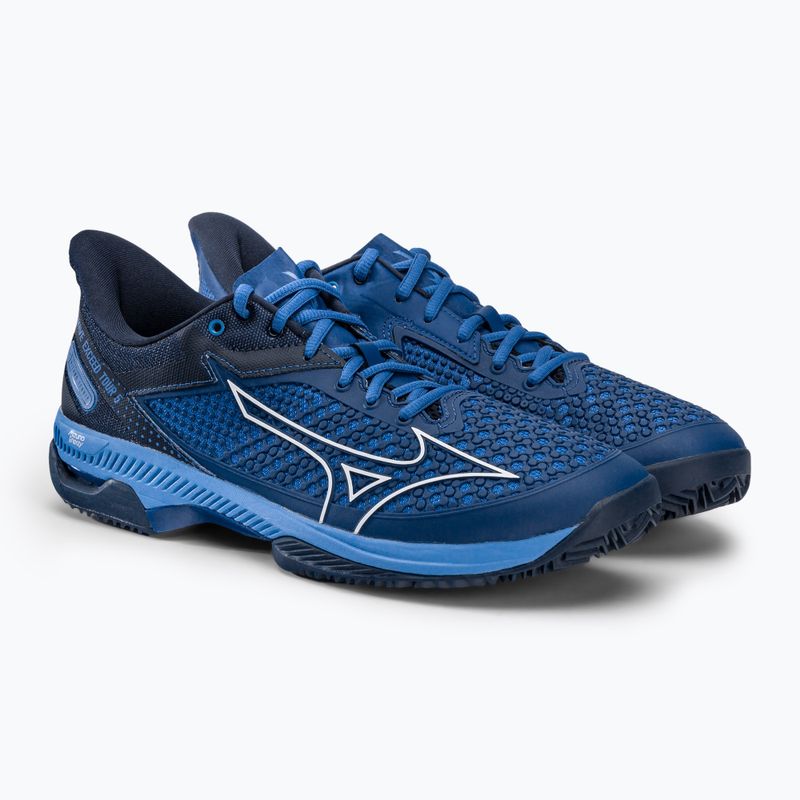 Scarpe da tennis da uomo Mizuno Wave Exceed Tour 5 CC blu navy 61GC227426 5