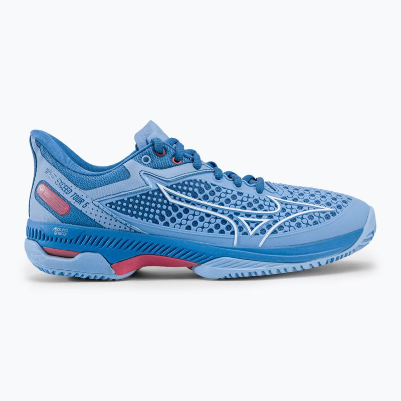 Scarpe da tennis da donna Mizuno Wave Exceed Tour 5 CC blu 61GC227521 2