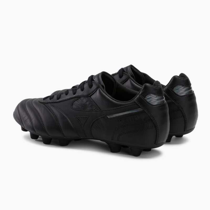 Scarpe da calcio Mizuno Morelia II Elite MD nero/iridescente da uomo 3