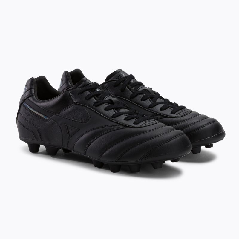 Scarpe da calcio Mizuno Morelia II Elite MD nero/iridescente da uomo 4