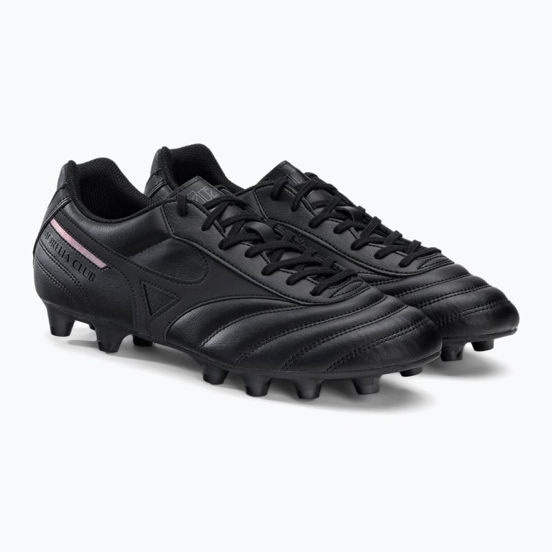 Scarpe da calcio Mizuno Morelia II Club MD uomo nero P1GA221699 4