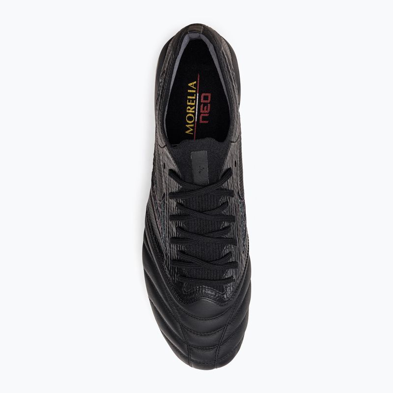 Scarpe da calcio Mizuno Morelia Neo III Beta Elite MD nero P1GA229199 6