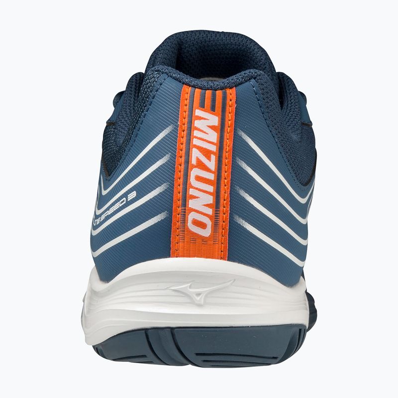 Scarpe da pallavolo Mizuno Cyclone Speed 3 blu e bianche V1GA218021 8