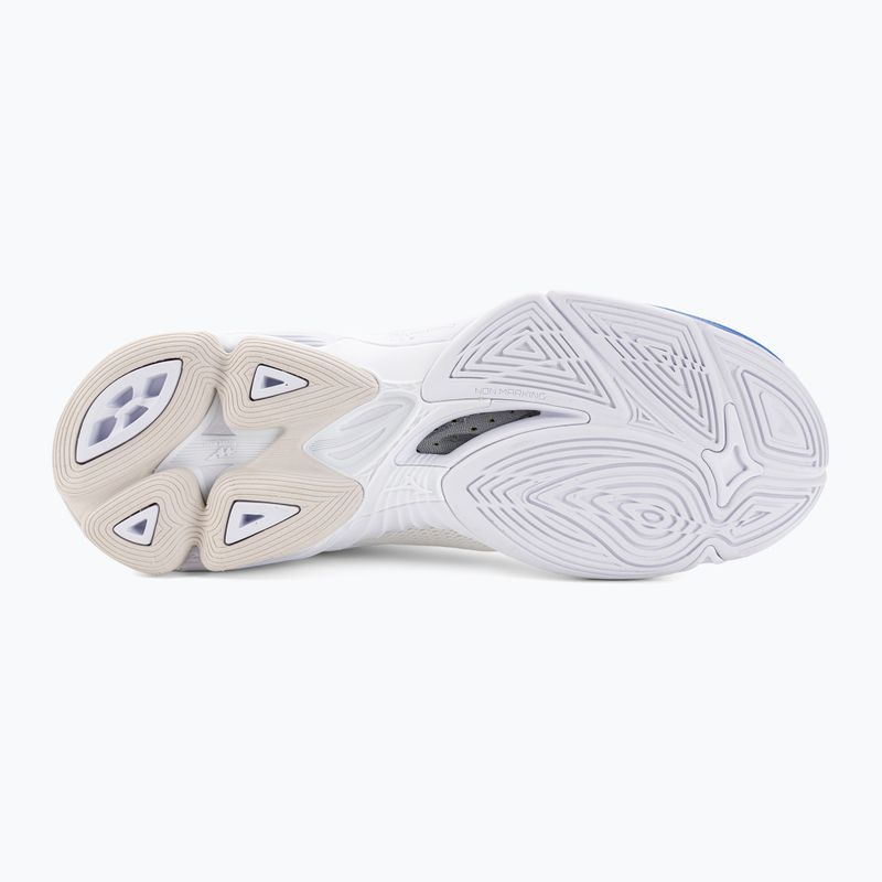 Scarpe da pallavolo da uomo Mizuno Wave Lightning Z7 non colorate bianco/ oceano chiaro/blu pace 6